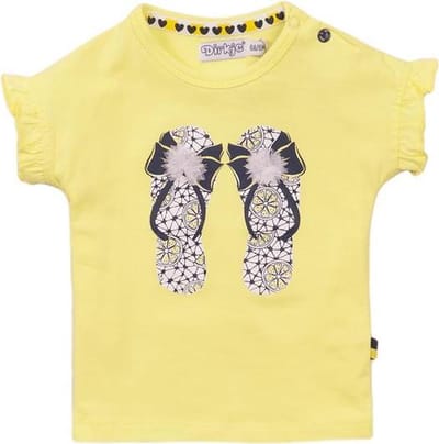 Dirkje T-shirt - geel - maat 56