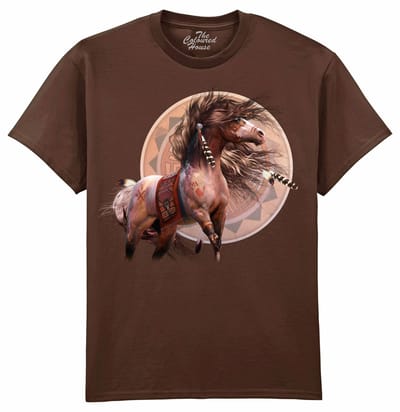 Paarden Spirit Warrior The Coloured House T-shirt XL