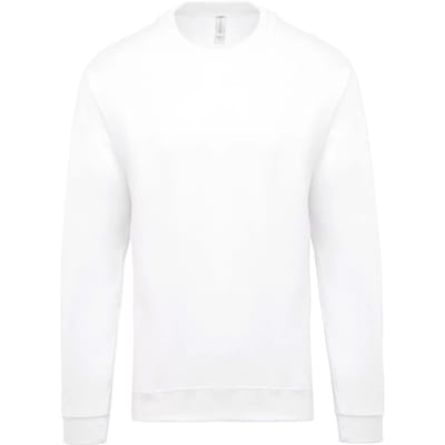 Kariban Kindersweater ronde hals K475 - White - 4/6 Y (4/6 ans)