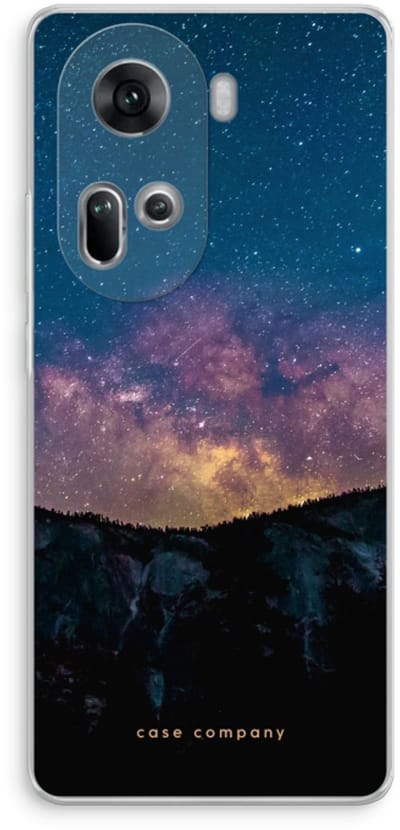 Case Company® - Hoesje geschikt voor Oppo Reno 11 hoesje - Travel to space - Soft Cover Telefoonhoesje - Bescherming aan alle Kanten en Schermrand