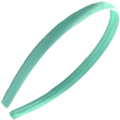 Fako Fashion - Diadeem - Hoofdband - Haarband - Satijn - 10mm - Mintgroen