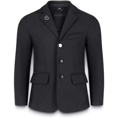 Kentucky Horsewear - Wedstrijdjasje Lyon – Showjasje jongen – Navy – Ademend – Gladde stof – Maat 140 - Voor Ruiters