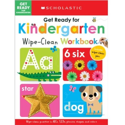 Get Ready For Kindergarten Wipe-Clean Workbook: Scholastic Early Learners (Wipe Clean) - Scholastic