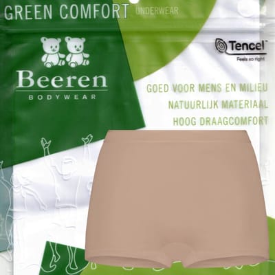 Beeren Green Comfort tencel - dames boxershort - maat L - caffè latte