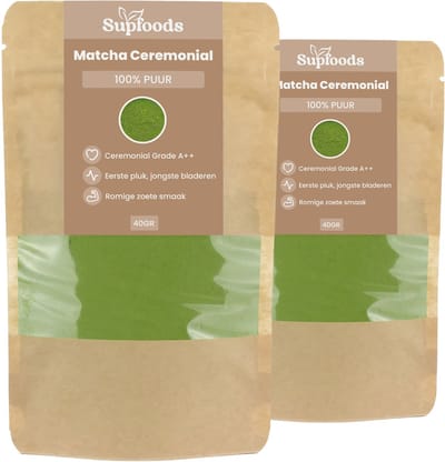 Ceremonial Matcha Thee - Matcha Poeder - Ceremonial Grade - 100% Puur - 80 gram - Japanse Groene Thee