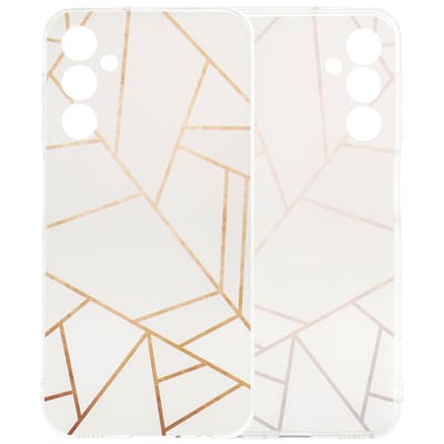 imoshion Hoesje - Geschikt voor Samsung Galaxy A25 (5G) - Design hoesje verpakking - White Graphic