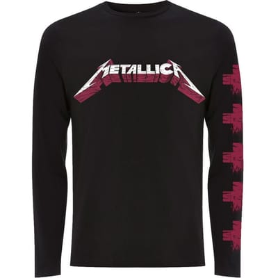 Metallica Shirt met lange mouwen - Master Of Puppets Logo - S tot XXL - voor Mannen - zwart
