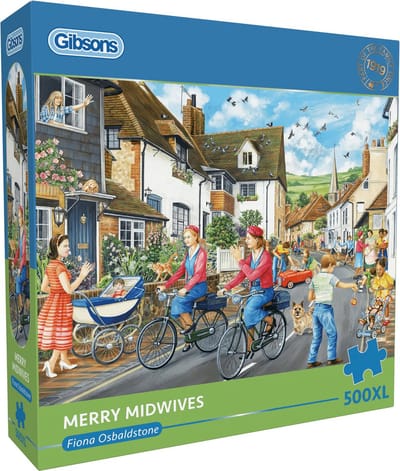 Gibsons - Merry Midwives (door Fiona Osbaldstone) - 500XL stukjes 68×49cm (b×h) - Legpuzzel voor volwassenen
