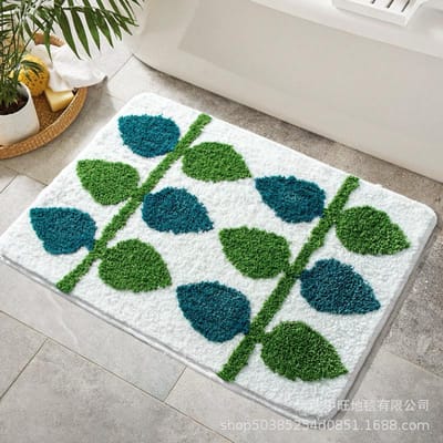 Cartoon Imitatie Kasjmier Vloermat Badkamer Absorberend Toiletdeur Entree Antislip Mat Slaapkamer Tapijt Deurmat Vloermat Huishoudelijk 40 * 60 thickened (imitation cashmere)