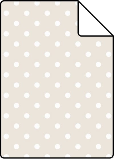 Proefstaal Origin Wallcoverings behang stippen donker beige - 26,5 x 21 cm - 346819-S