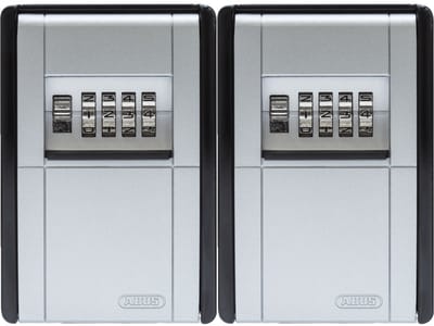 ABUS KeyGarage™ 787 - Sleutelkastje voor wandmontage - zwart-zilver, set van 2