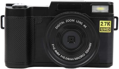 Dailygoody - Wifi Digitale Camera - 48MP Foto-opname - 2.7K HD Video-opname - 3In LCD-scherm - Perfect voor Familiebijeenkomsten en Buitenreizen - Fot