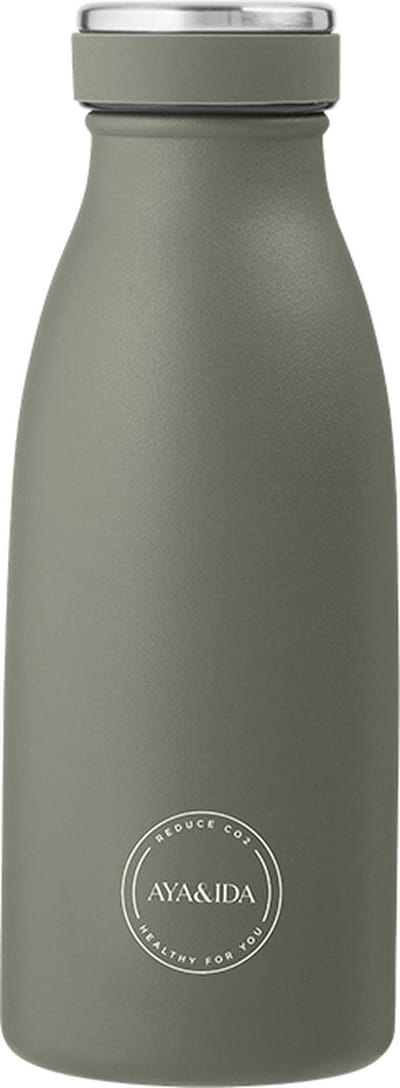 AYA & IDA - Drinking Bottle - Thermosfles - waterfles - 350ml - TROPICAL GREEN