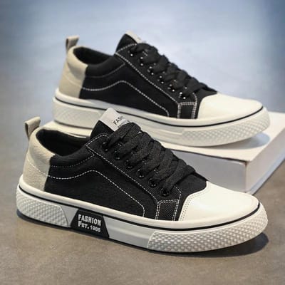Eenvoudige Heren Canvas Schoenen Outdoor Mode Skateboard Schoenen voor Mannen Comfortabel Antislip Casual Sneakers Ademend Heren Wandelschoenen 48