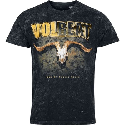 Volbeat T-shirt - Goat Skullwall - S tot 4XL - voor Mannen - grijs
