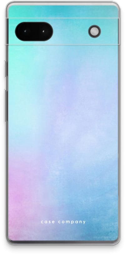Case Company® - Hoesje geschikt voor Google Pixel 6a hoesje - Mist pastel - Soft Cover Telefoonhoesje - Bescherming aan alle Kanten en Schermrand