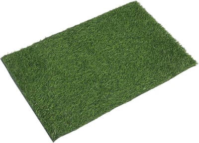 Ovale Kunstgrasmatten - Nepgras Tuin - Buiten Decoratie - Natuurlijke Uitstraling - 60 x 40 cm - Groen