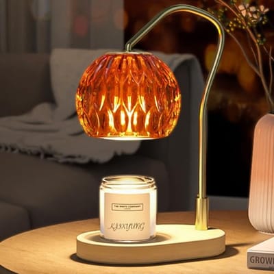 Kaarswarmer lamp met timer en dimmer - Ideaal voor geurige potten en sfeervolle decoratie