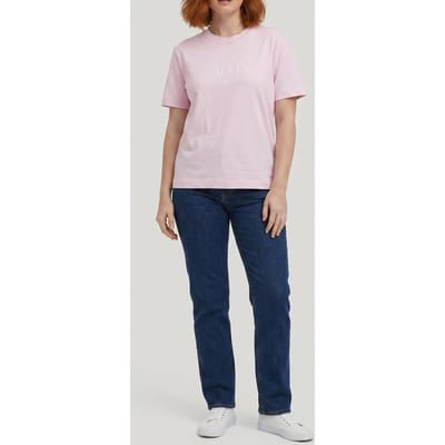 Calvin Klein Ss Cktail Concept T-shirt Pearly Pink Taglia: XS | Maglie Sportivi Outlet | Donna | Rosa