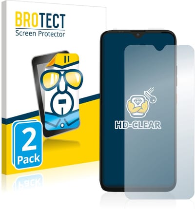 BROTECT - Screenprotector voor Gigaset GS4 - Folie Beschermfolie transparant 2 Stuks