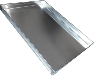 Lekbak RVS voor Wasmachine, Koelkast en Planten - 30x20x4 cm - Waterdichte Opvangbak
