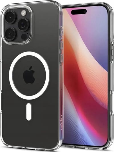 Spigen Crystal Flex MagFit | Hoesje Geschikt voor Apple iPhone 16 Pro Max | Compatibel met MagSafe | Back Cover TPU | Transparant