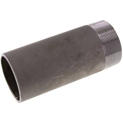 R 2 1/2'' Buitendraad x 76.1mm Stalen Pijpnippel met Las uiteinde 50 Bar DIN 2982 - 170mm - FL2S-MS-E-212R-76P1-170L