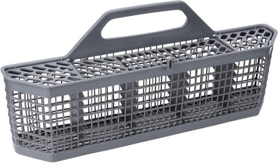 Annadue Universele Vaatwasser Opbergmand, Plastic Zilverwerk Mand Vervanging voor WD28X10128, Vaatwasser Accessoires voor Keukengerei