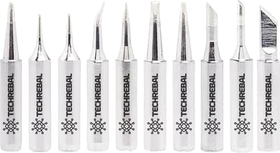 Techrebal - Soldeerpuntenset - 900M - 10 stuks - Aluminium Logo