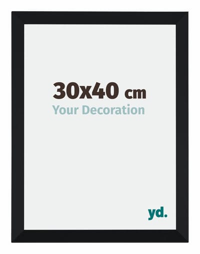 Your Decoration - Fotolijst 30x40 cm - MDF - Zwart Mat - Catania