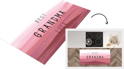 Keukenloper - Loper keuken - Best grandma ever - Quotes - Oma - Spreuken - 120x60 cm - Keukenloper vinyl