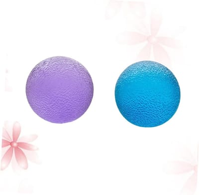 Knijpballen Set - Handballen Fitness - Stress Verlichten - Eivorm Ontwerp - 2 Stuks - Zoals Getoond