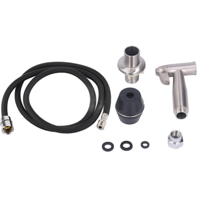 Pulvérisateur Bidet Acier Inoxydable Résistant Haute Pression Pulvérisateur de Tuyau de Robinet d'Évier pour Toilettes Salle de Bain gray