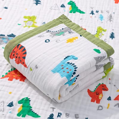 Zachte 6-Laags Mousseline Babydeken Katoen 110x110 cm Uniseks