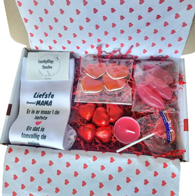 Moederdag - Bonus Mama - Hou van je - Verjaardag - Gift - Sokken met tekst - Trendy nu - Cadeau voor vrouw - leuke moederdag cadeautje - Kado - Sokken - Verjaardags cadeau voor haar - LuckyDay Socks - Maat 37-44