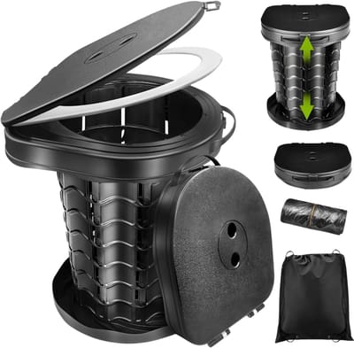 CLGP® Chemisch Toilet - Draagbare Camping Toilet - Toiletemmer