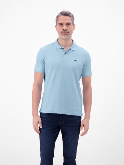LERROS Herenpoloshirt COOL & DRY ademend piqué , Maat: XL , Kleur: ICE BLUE , 60% katoen, 40% polyester