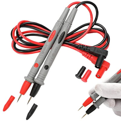 Multimeter meetsnoeren | Haaks | 95 cm | 1000V-20A | Universeel