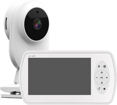 Babyfoon - Babyfoon met Camera - Baby Monitor - Binnencamera - 2MP - 1080P(Full-HD) - CMOS - met VOX-Functie - EU Plug - Wit