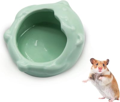 Keramische Voerbak voor Hamster en Kleine Knaagdieren - Anti-Omval & Hygiënisch