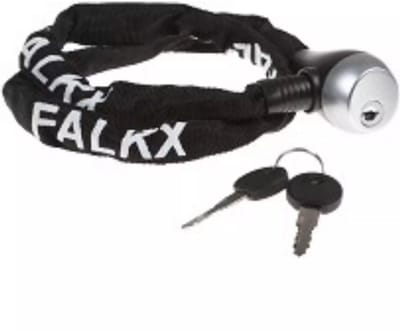 Falkx Kettingslot - 3.5 mm dik - 800 mm lang - Zwart - Nylon hoes