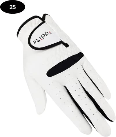 Nivard Golfhandschoenen - Golf Accessoires - Handschoen AntiSlip - Heren - Links - Wit - Maat L