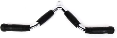 Krachtstang Handvat - Fitness Accessoire - Spier Training - Ergonomische Grip - Universeel - Chroom