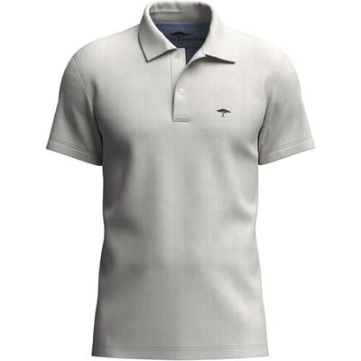 Fynch-Hatton Polo Uni Color Premium Cotton New Off White / male