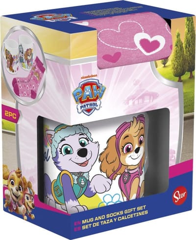 Paw Patrol Mug & Socks Set Girl Go Skye