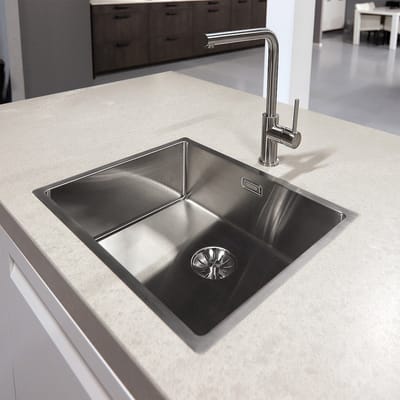Lorreine Superplug series spoelbak 45x40cm RVS 45SP