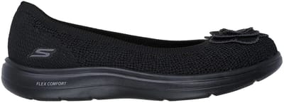 SKECHERS Dames On-The-GO Flex Radiant Flora Ballerina 138451 BBK Black