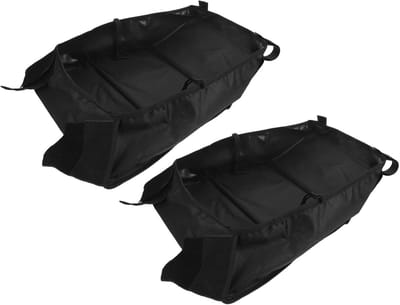 Kinderwagen Organizer - Opbergtas Kinderwagen - Babybenodigdheden Opslag - Stevig Oxford Materiaal - 45 x 39 x 10 cm - Zwart
