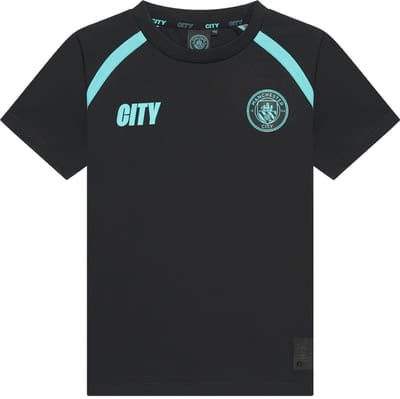 Manchester City Voetbalshirt Kinderen - Maat 116 t/m 164 - Zwart - Voetbalshirt - Sportkleding - Jongens & Meisjes - Fanmerchandise - Polyester