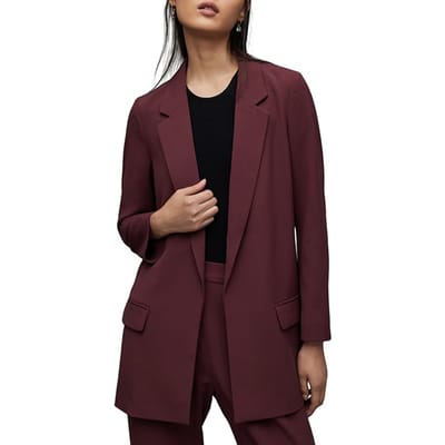 AllSaints Aleida Tri Blazer Urban Mauve Pink Size: 34 | Blazers Outlet | Dames | Paars